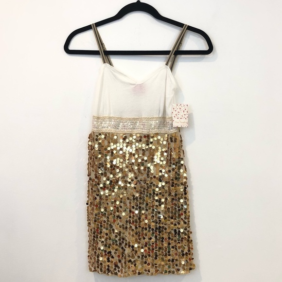 Free People Stephs Sparkle Sequin Mini Tank Dress - Picture 5 of 8